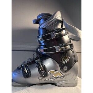 Nordica Women's One Flex Index 40 Ski Boots, Dark Grey/Silver, 27/275 Mondopoint